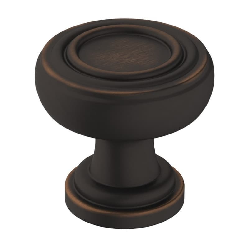 1-1/8" Ville Mushroom Cabinet Knob, Oil-Rubbed Bronze Finish