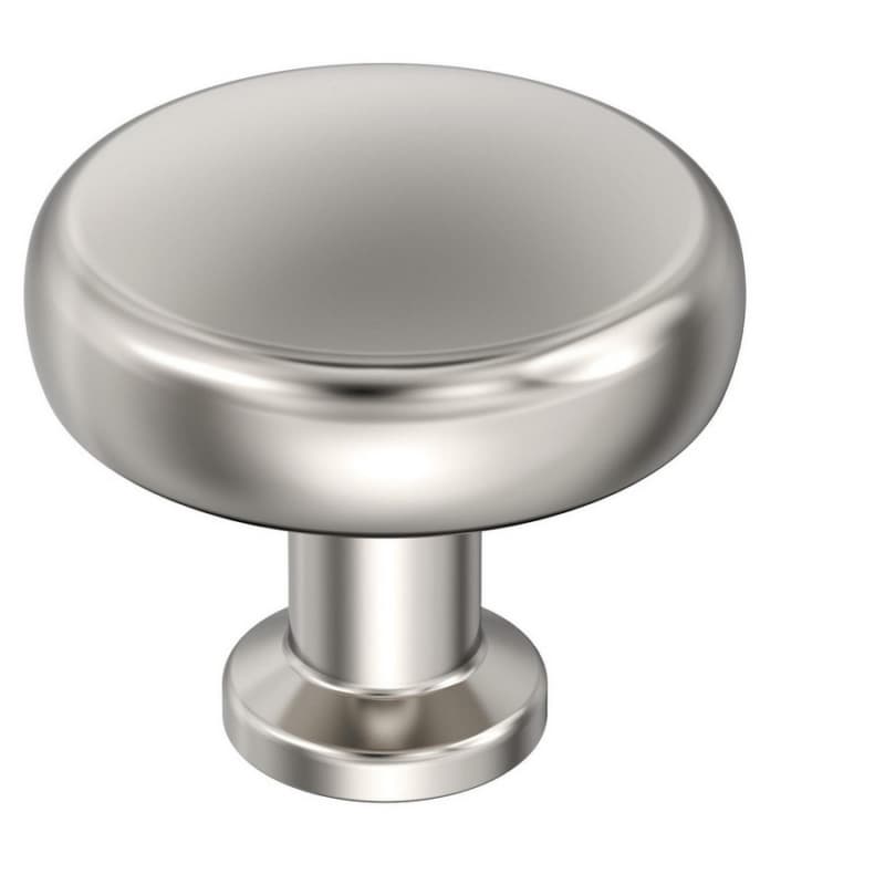1-1/4" Factor Cabinet Knob, Polished Nickel
