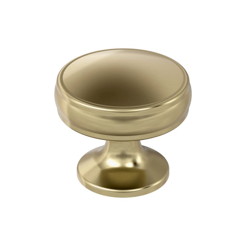 1-1/4" Renown Round Cabinet Knob, Golden Champagne