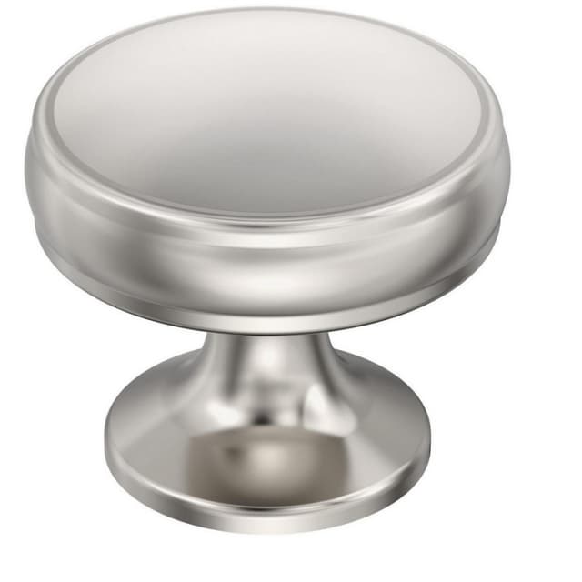 1-1/4" Renown Cabinet Knob, Polished Nickel