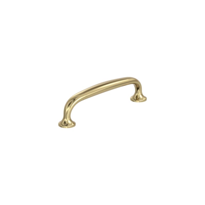3-3/4" Renown Cabinet Pull, Golden Champagne