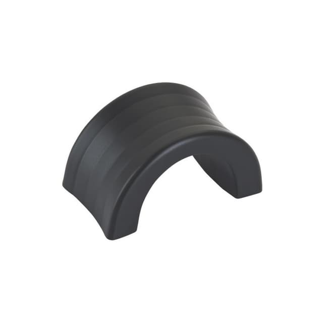 1-1/4" Concentric Finger Pull, Matte Black
