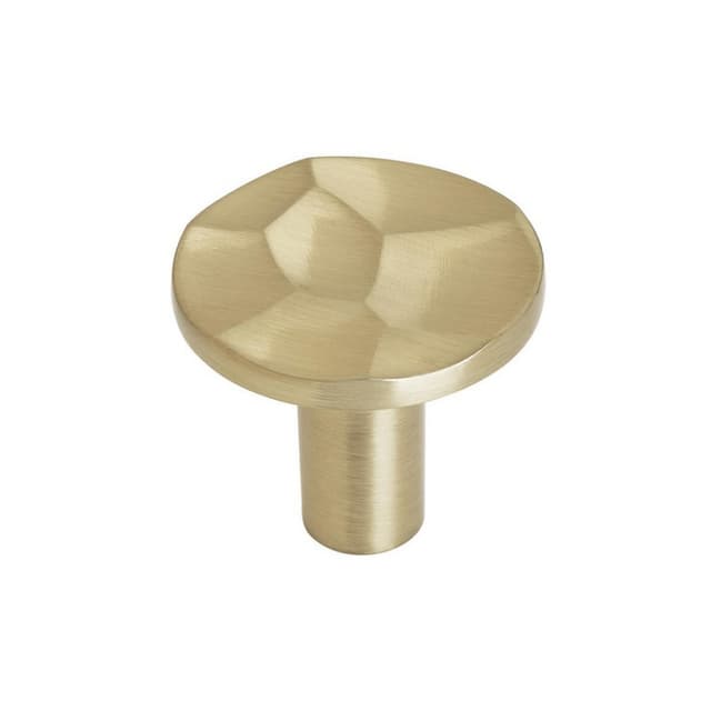 1-3/16" Kamari Mushroom Knob, Golden Champagne