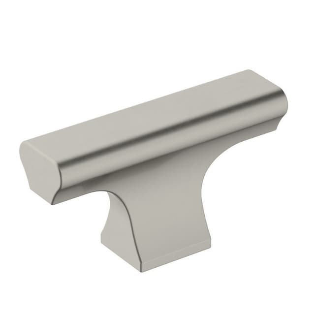 2" Status T-Knob, Satin Nickel Finish