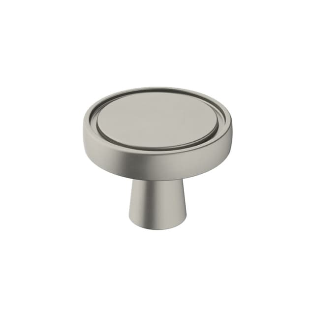 1-3/8" Destine Mushroom Knob, Satin Nickel Finish