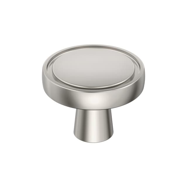 1-3/8" Destine Cabinet Knob, Polished Nickel
