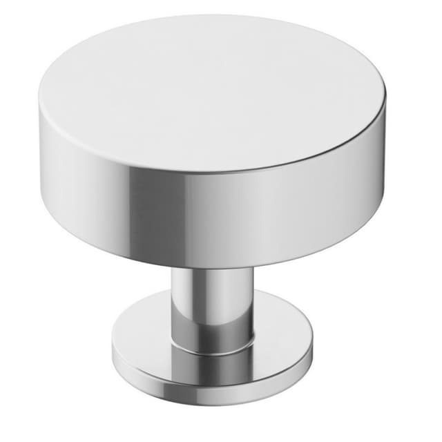 1-1/4" Radius Mushroom Knob, Polished Chrome Finish