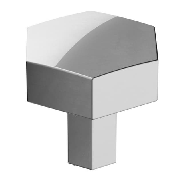1-1/4" Caliber Hexagonal Knob, Polished Chrome