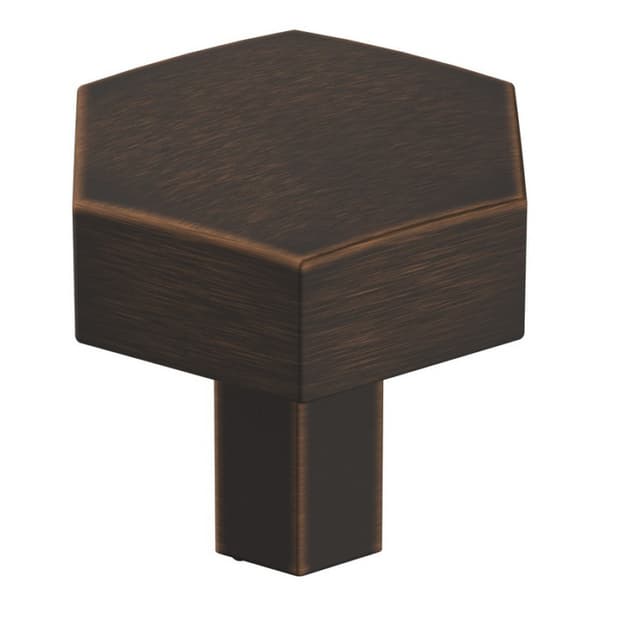 1-1/4" Caliber Hexagonal Knob, Oil-Rubbed Bronze
