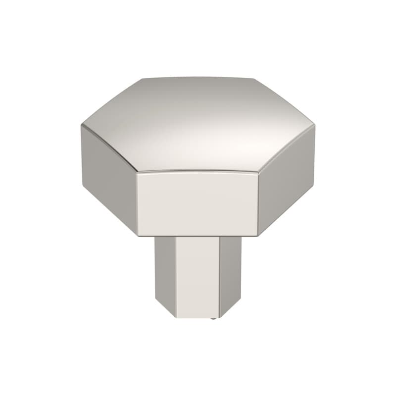 1-1/4" Caliber Cabinet Knob, Polished Nickel