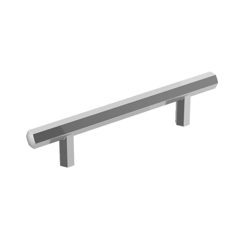 96mm Caliber Bar Pull, Polished Chrome