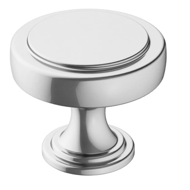 1-3/8" Exceed Mushroom Knob, Polished Chrome Finish