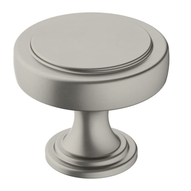 1-3/8" Exceed Mushroom Knob, Satin Nickel Finish