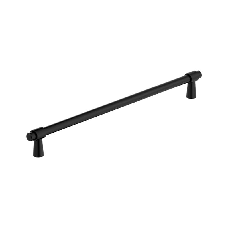12-5/8" Destin Cabinet Pull, Matte Black