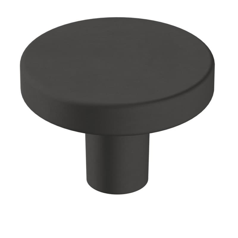 1-3/8" Versa Mushroom Knob, Matte Black Finish