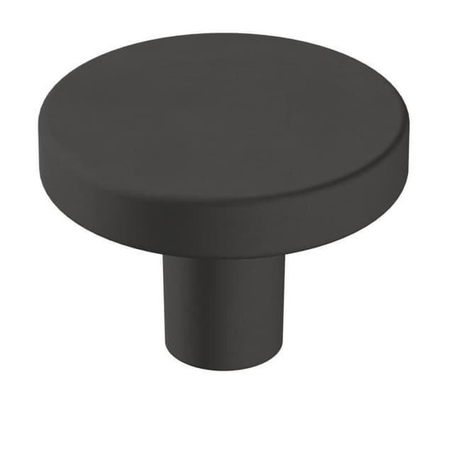 1-3/8" Versa Mushroom Knob, Matte Black Finish