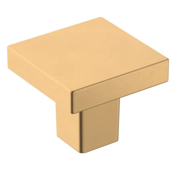 1-3/16" Monument Square Knob, Champagne Bronze Finish