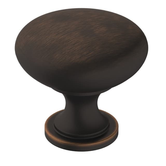 1-1/4" Era Round Knob, Oil-Rubbed Bronze Finish