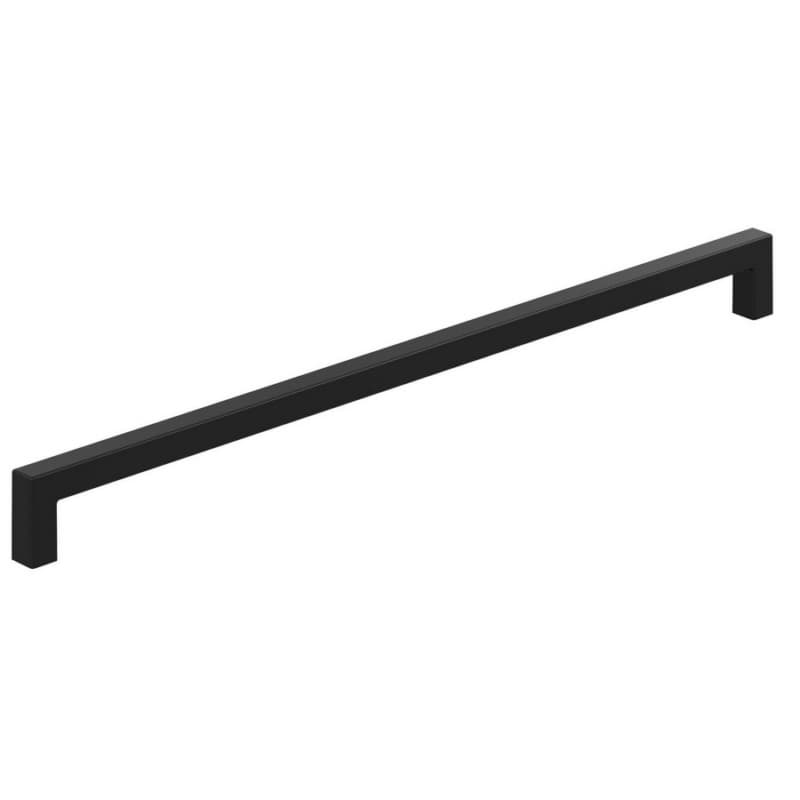 12-5/8" Monument Cabinet Pull, Matte Black