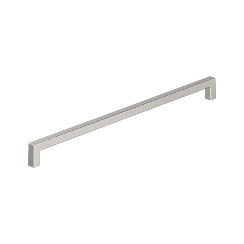 12-5/8" Monument Cabinet Pull, Polished Nickel