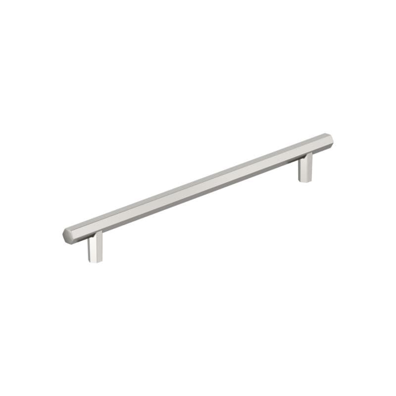 8-13/16" Caliber Cabinet Pull, Polished Nickel