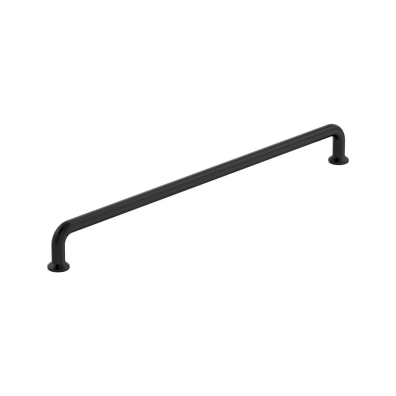 12-5/8" Factor Cabinet Pull, Matte Black