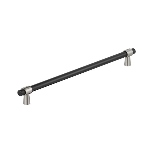 18" Mergence Appliance Pull, Matte Black/Satin Nickel