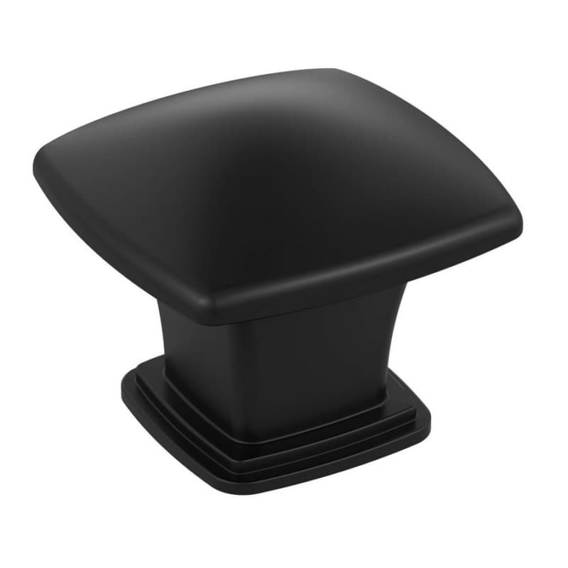 1-3/16" Garfield Cabinet Knob, Matte Black
