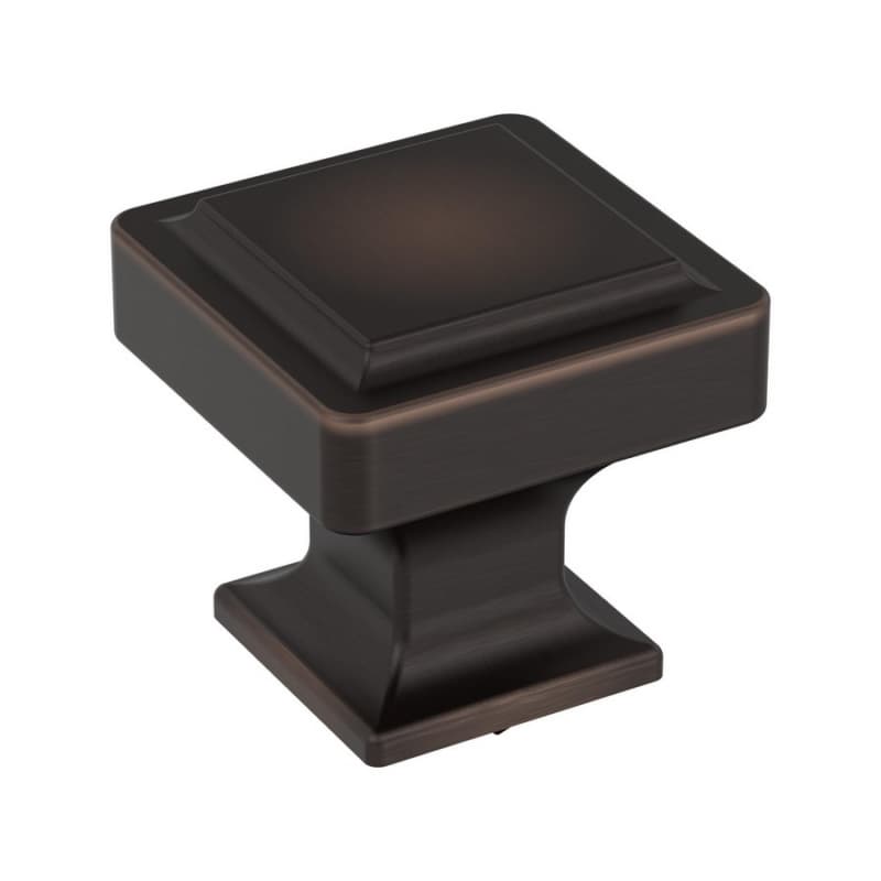 1-3/16" Eleva Square Cabinet Knob, Oil-Rubbed Bronze