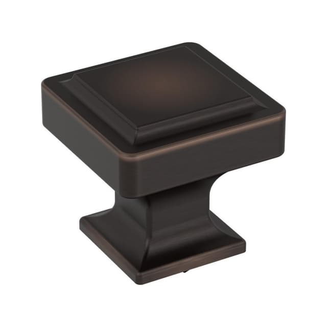 1-3/16" Eleva Square Cabinet Knob, Oil-Rubbed Bronze