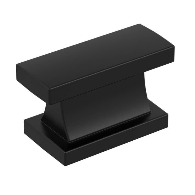 1-7/16" Socle Cabinet Knob, Matte Black