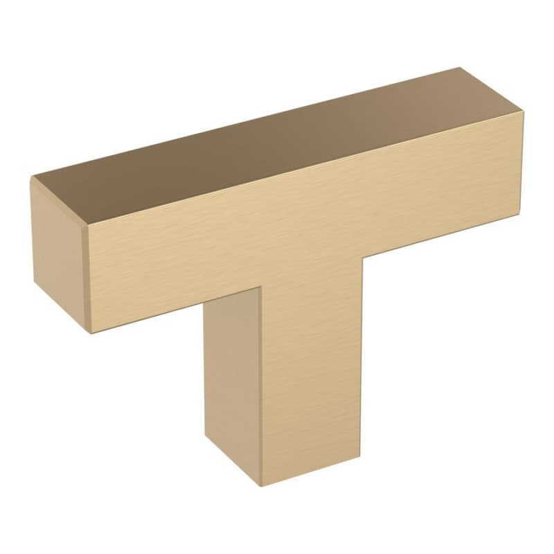 1-15/16" Intersect Cabinet T-Knob, Champagne Bronze