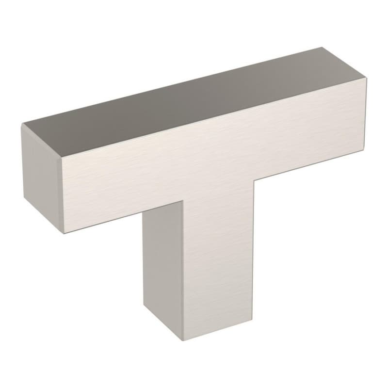 1-15/16" Intersect Cabinet T-Knob, Satin Nickel