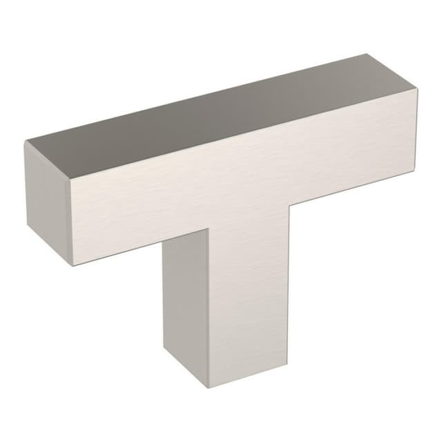 1-15/16" Intersect Cabinet T-Knob, Satin Nickel