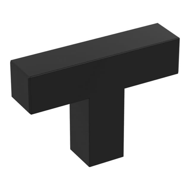 1-15/16" Intersect Cabinet T-Knob, Matte Black