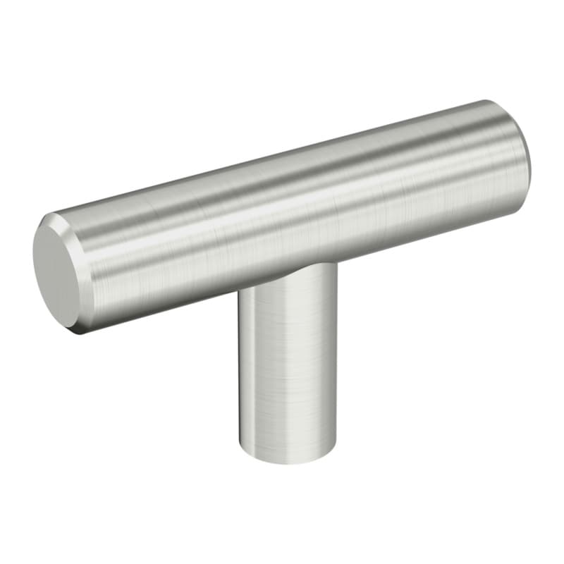 2" Bar Pulls Hollow Cabinet T-Knob, Stainless Steel