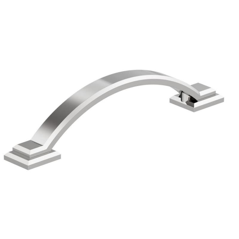 3-3/4" Sheffield Cabinet Pull, Polished Chrome