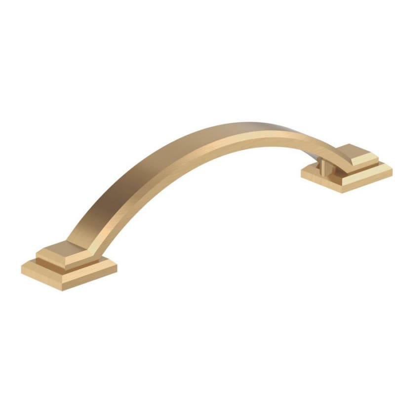 3-3/4" Sheffield Cabinet Pull, Champagne Bronze