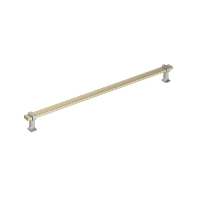 18" Overton Appliance Pull, Golden Champagne/Satin Nickel