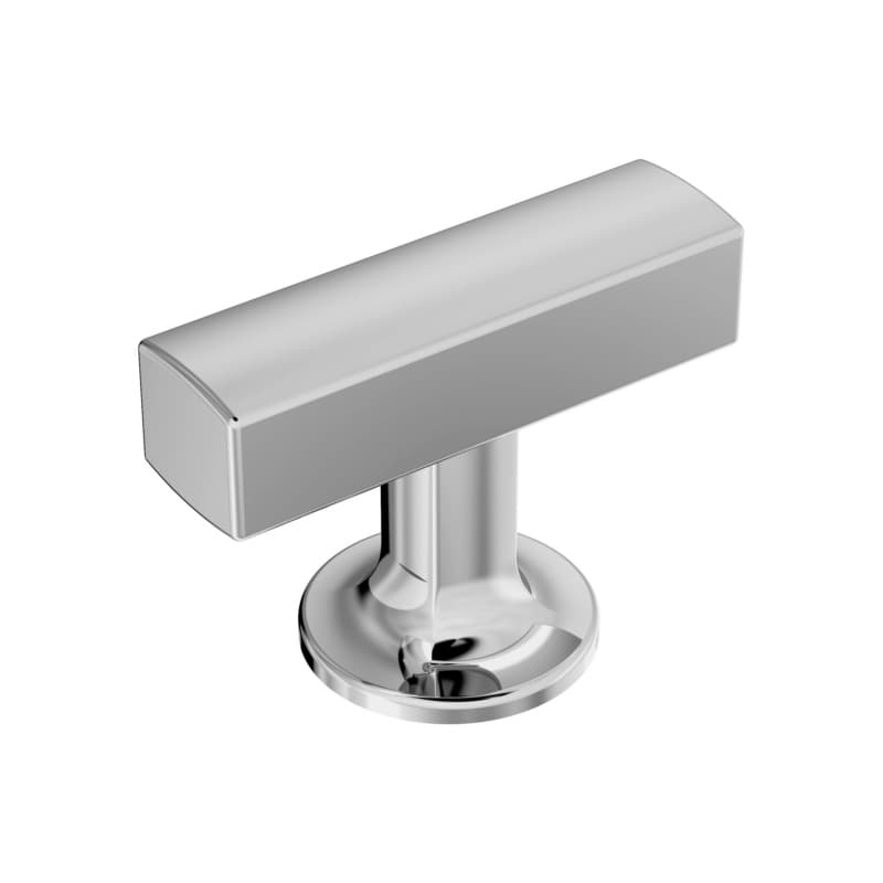 1-3/4" Everett Cabinet T-Knob, Polished Chrome
