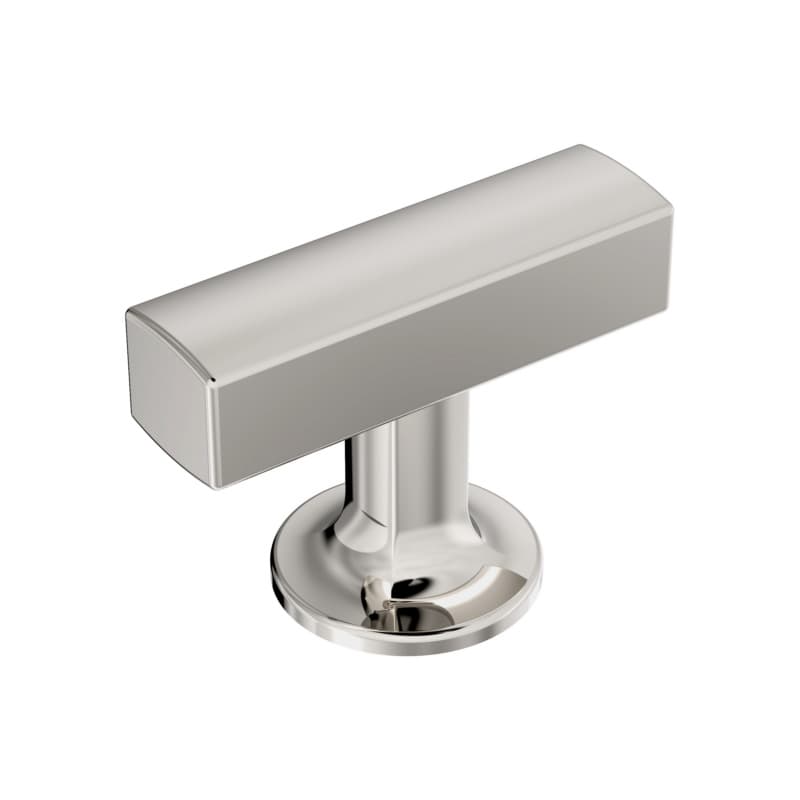 1-3/4" Everett Cabinet T-Knob, Polished Nickel
