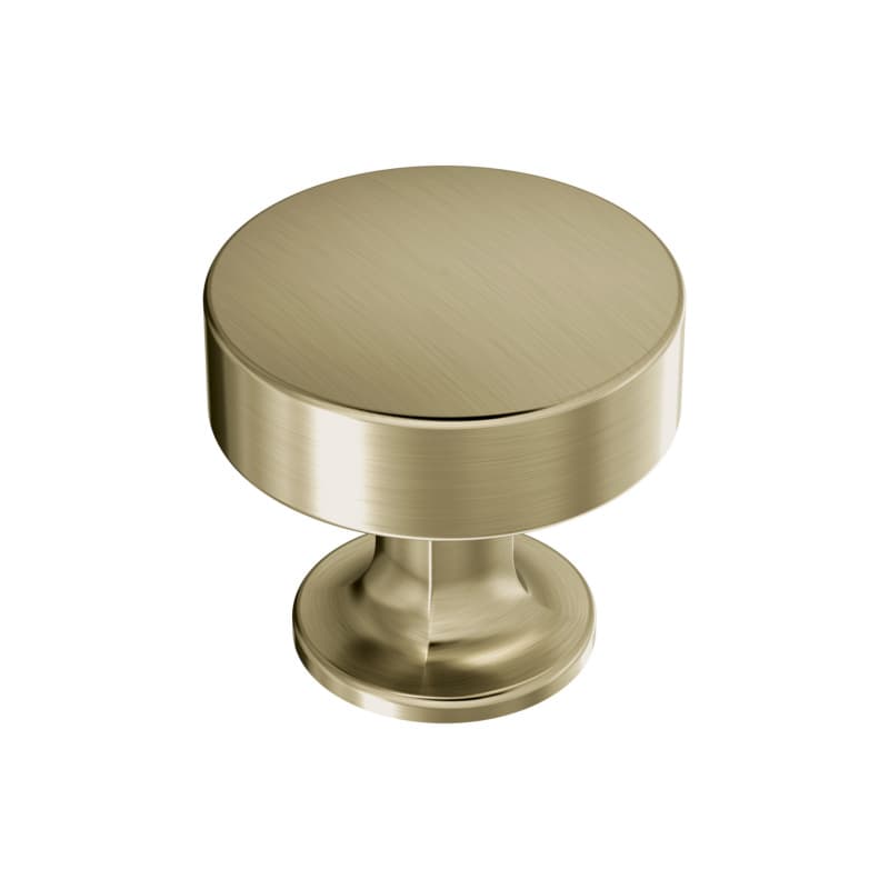1-5/16" Everett Round Cabinet Knob, Golden Champagne