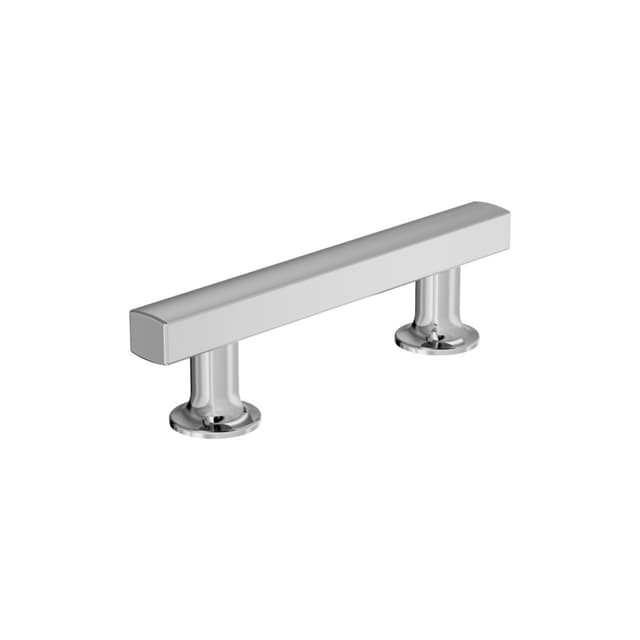 3" Everett Cabinet Pull, Polished Chrome