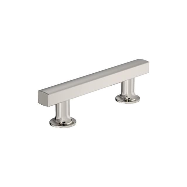 3" Everett Cabinet Pull, Polished Nickel