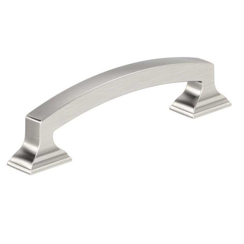 3-3/4" Incisive Cabinet Pull, Satin Nickel