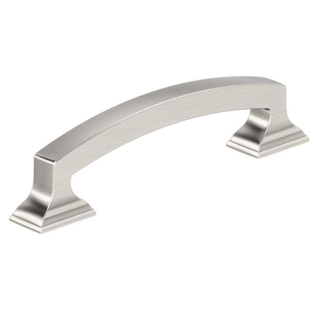 3-3/4" Incisive Cabinet Pull, Satin Nickel