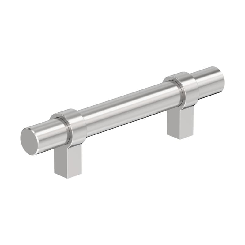 3" Central Bar Pull, Polished Chrome