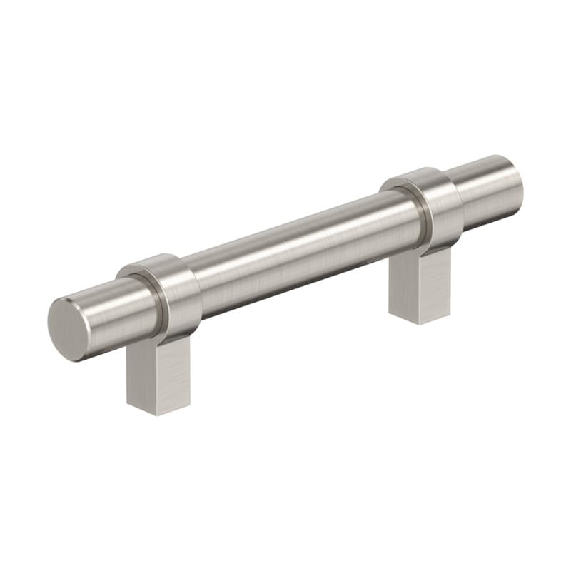 3" Central Bar Pull, Satin Nickel