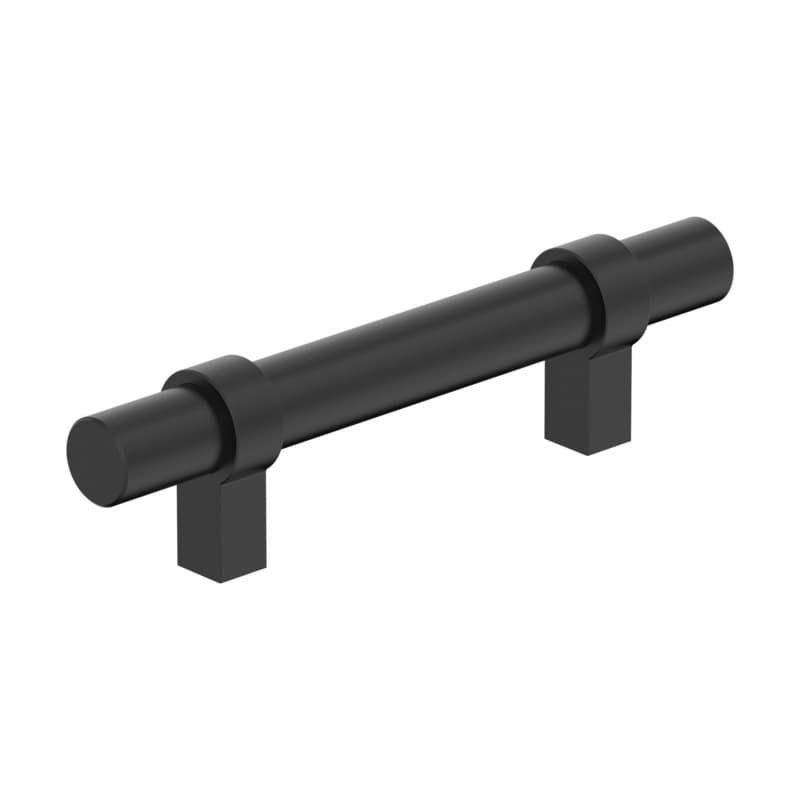 3" Central Bar Pull, Matte Black