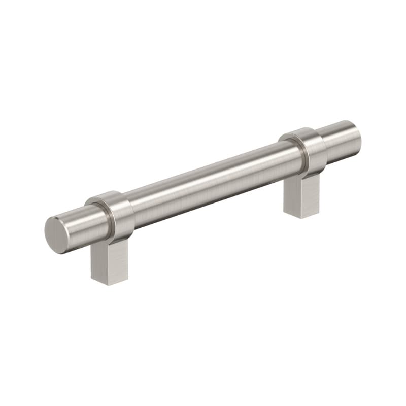 3-3/4" Central Bar Pull, Satin Nickel